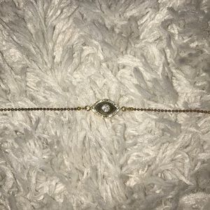 GOLD EVIL EYE BRACELET